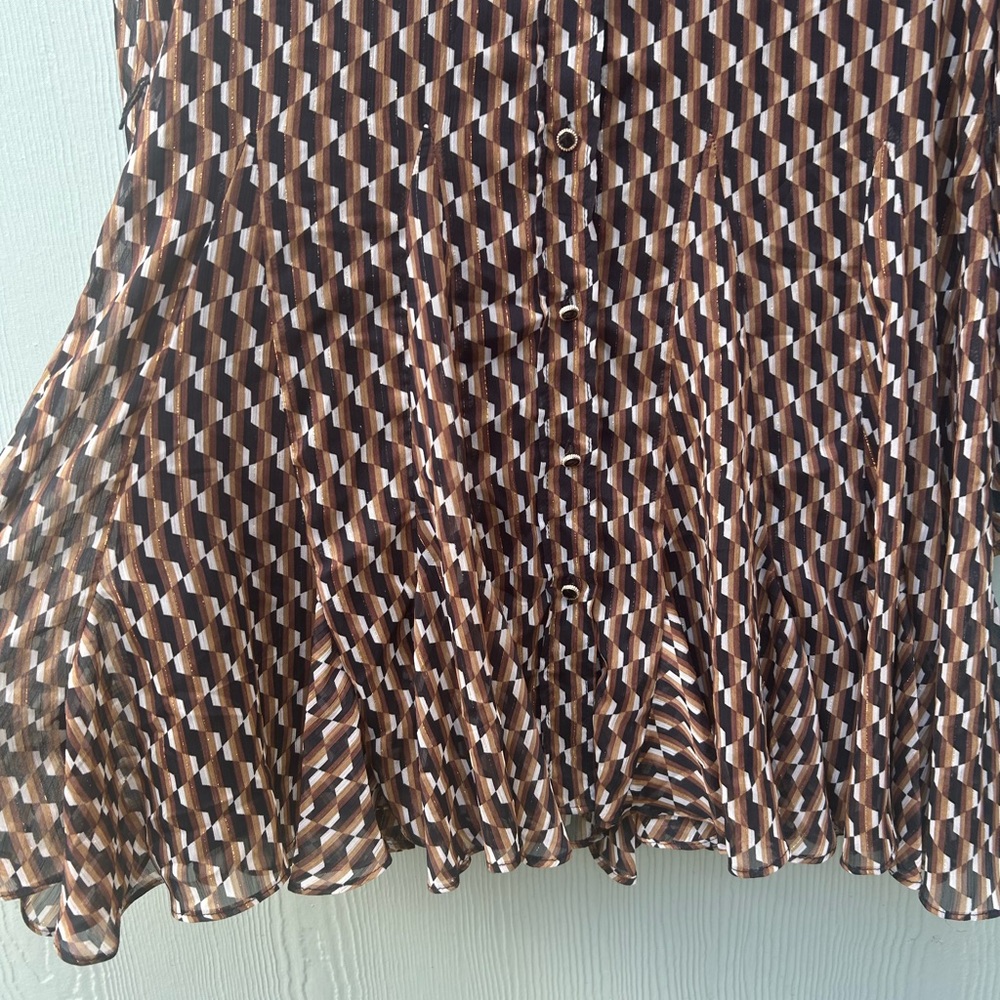 Zara Abstract Pattern Dress size small - Picture 5 of 8